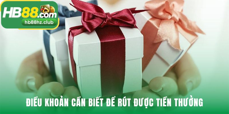 Điều khoản khuyến mãi giải thích yêu cầu về doanh thu vòng cược