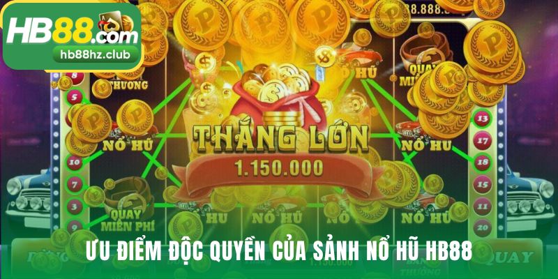 Sảnh game nổ hũ sở hữu những ưu thế cạnh tranh vượt trội