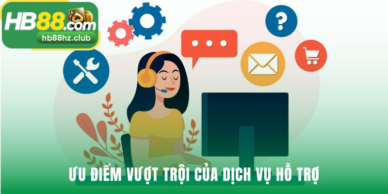 Dịch vụ hỗ trợ nổi bật với đội ngũ chuyên nghiệp 24/7